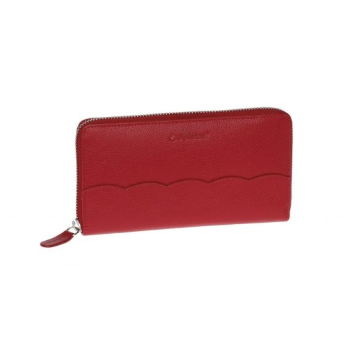 Diplomat LADY441 Lady, Γυναικείο Πορτοφόλι, Δερμάτινο, Κόκκινο