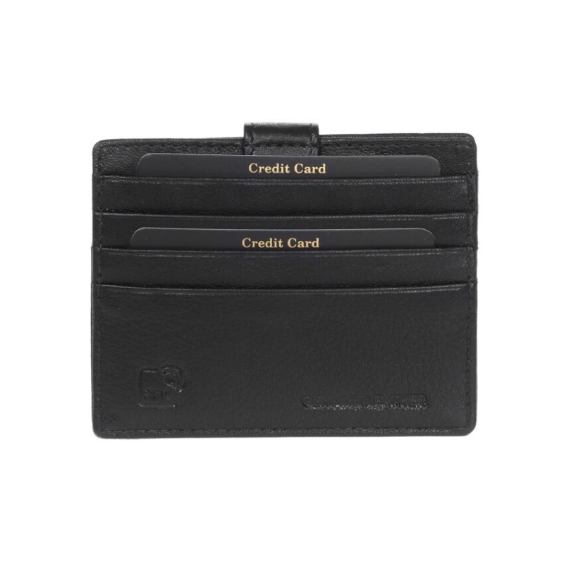 Diplomat MN121 Milan, Καρτοθήκη, Δερμάτινο, Μαύρο