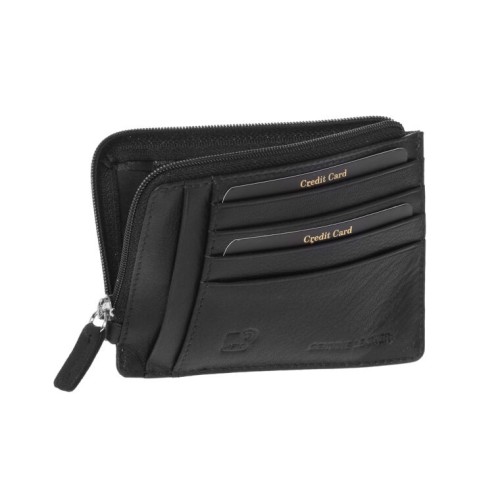 Diplomat MN122 Milan, Καρτοθήκη, Δερμάτινο, Μαύρο