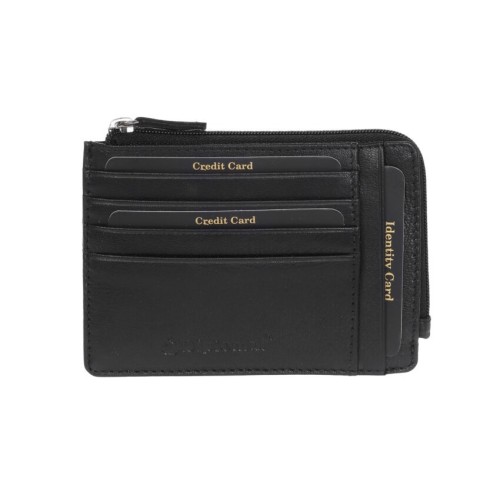 Diplomat MN122 Milan, Καρτοθήκη, Δερμάτινο, Μαύρο