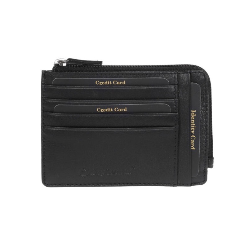 Diplomat MN122 Milan, Καρτοθήκη, Δερμάτινο, Μαύρο