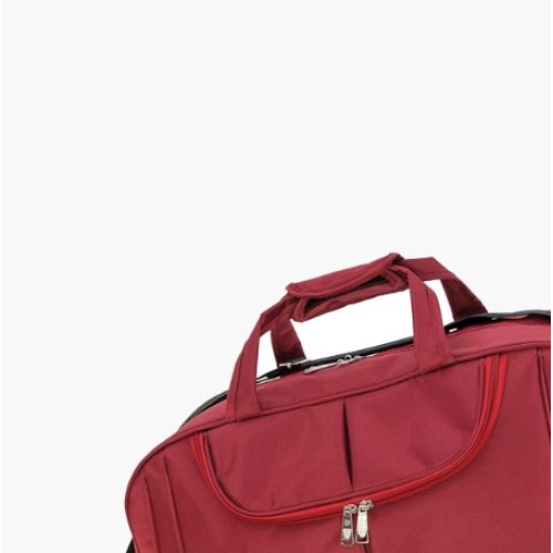 Bartuggi 718-003-65, Σακ Βουαγιάζ, Τροχήλατο, Ύφασμα, Κόκκινο