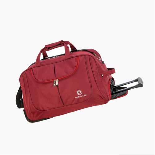 Bartuggi 718-003-65, Σακ Βουαγιάζ, Τροχήλατο, Ύφασμα, Κόκκινο