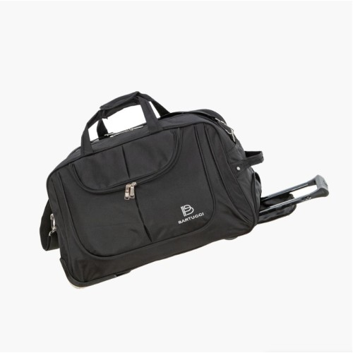 Bartuggi 718-003-65, Σακ Βουαγιάζ, Τροχήλατο, Ύφασμα, Μαύρο