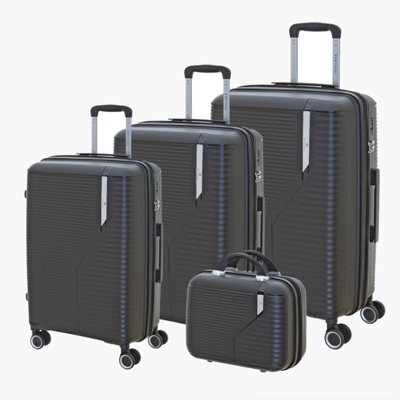 Bartuggi 724-807.4S, Set 76, 66, 56, 36cm, Σκληρό, Μαύρο