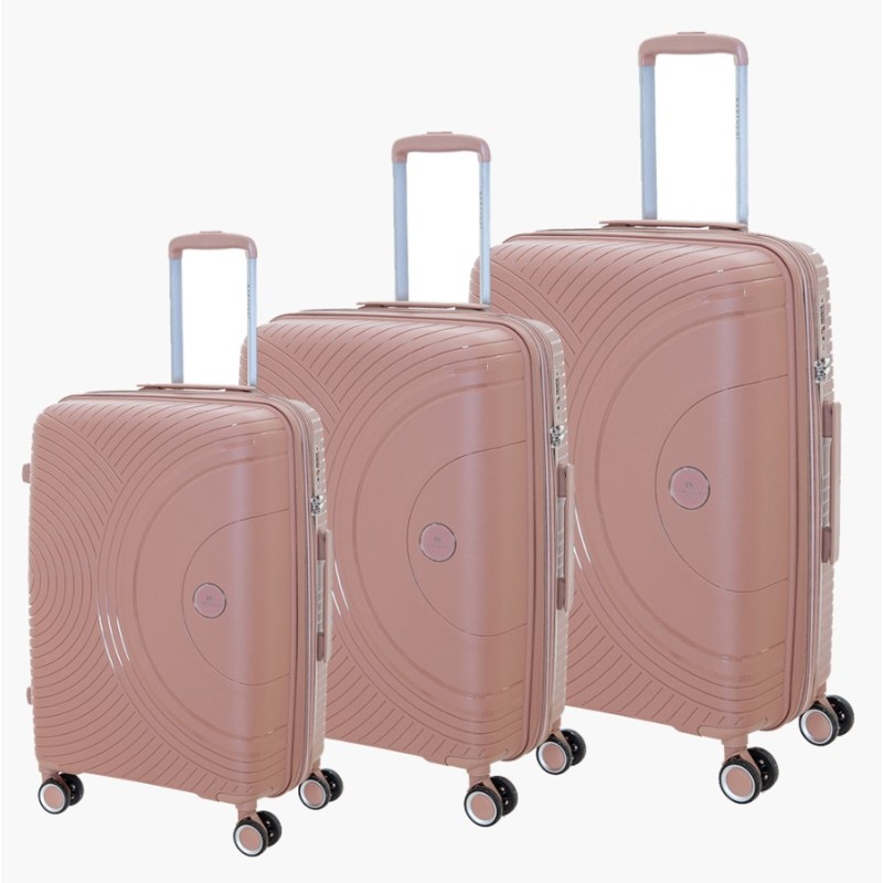 Bartuggi 724-808.3S, Set 76, 66, 56cm, Σκληρό, Ροζ Χρυσό