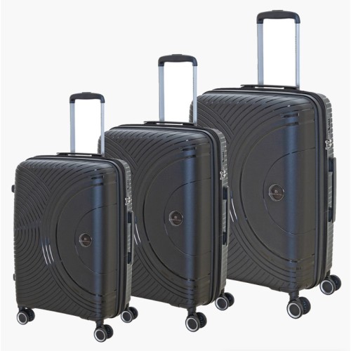 Bartuggi 724-808.3S, Set 76, 66, 56cm, Σκληρό, Μαύρο