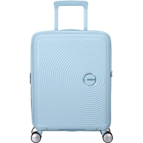 American Tourister 88472-8365, Soundbox Pastel Blue, Μικρή/Καμπίνας, ATAN, Γαλάζιο Παστέλ