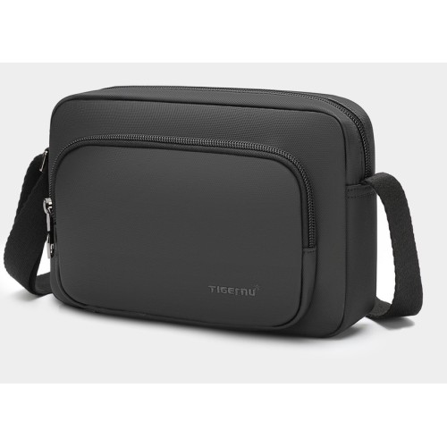 Tigernu T-B8136, Τσαντάκι Χιαστί, Ύφασμα, Μαύρο
