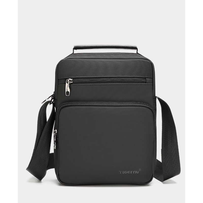 Tigernu T-L5200, Τσαντάκι Χιαστί, Ύφασμα, Μαύρο