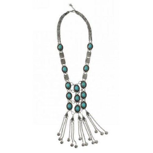 Kostibas 1014-643AD, Κολιέ, Bojo, Πέτρα, Τιρκουάζ