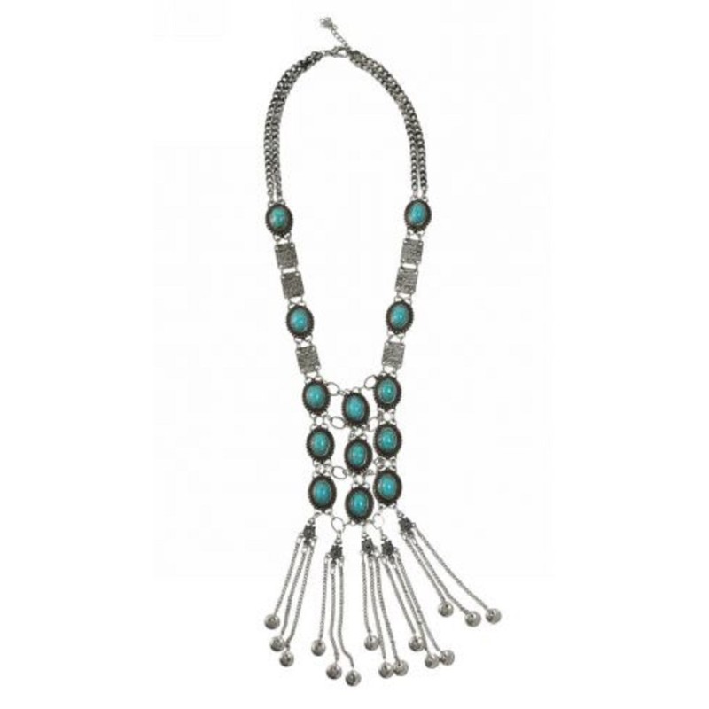 Kostibas 1014-643AD, Κολιέ, Bojo, Πέτρα, Τιρκουάζ