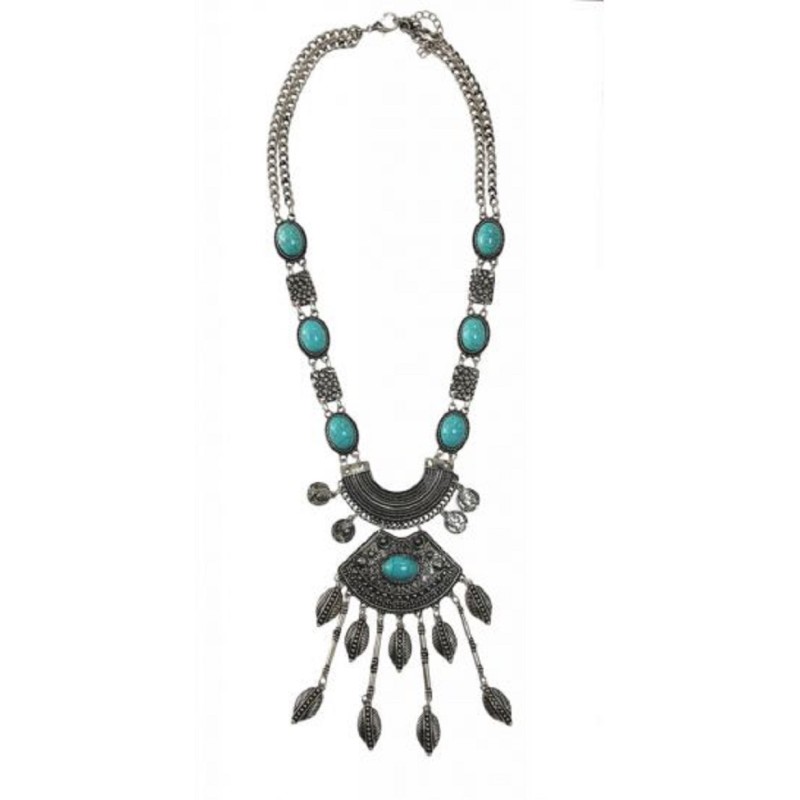 Kostibas 1014-642AD, Κολιέ, Bojo, Πέτρα, Τιρκουάζ