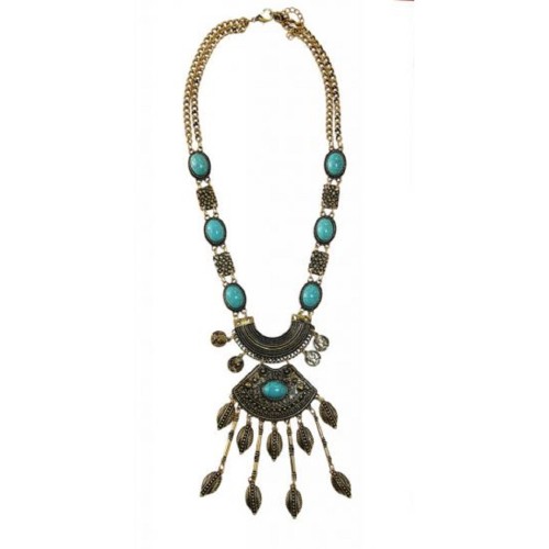 Kostibas 1014-642XD, Κολιέ, Bojo, Πέτρα, Τιρκουάζ