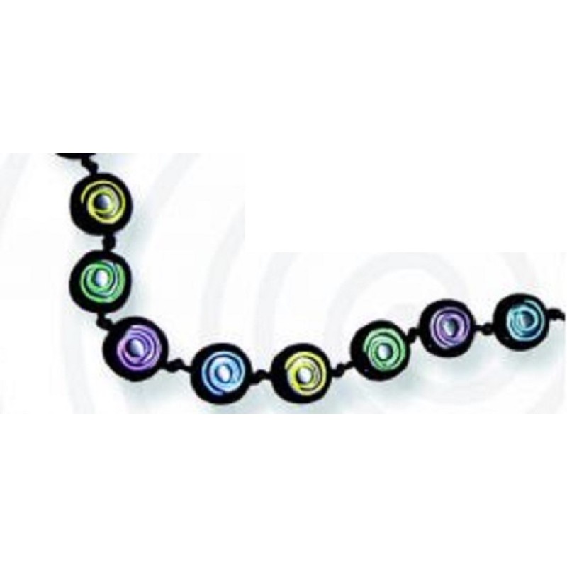 Kostibas 1017-201, Κολιέ, Αρχαιοελληνικό, Σμάλτο, Πολύχρωμο