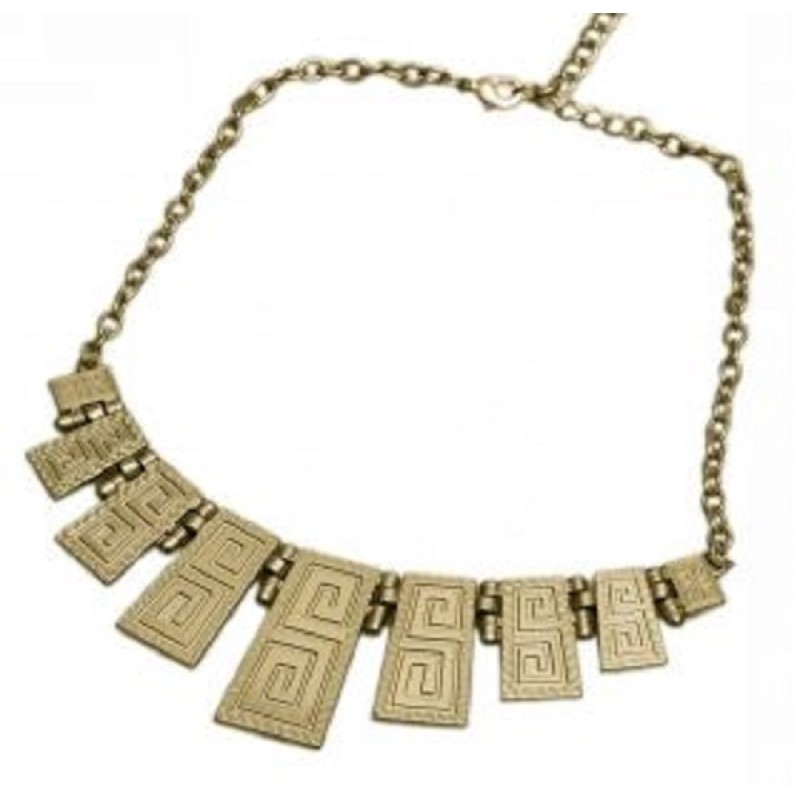 Kostibas 1012-420X, Κολιέ, Αρχαιοελληνικό, Μεταλλικό, Χρυσό