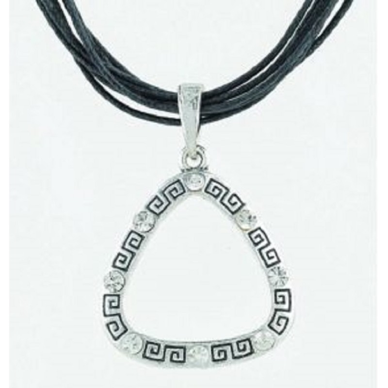 Kostibas 1010-413A, Κολιέ, Αρχαιοελληνικό, Μεταλλικό, Ασημί