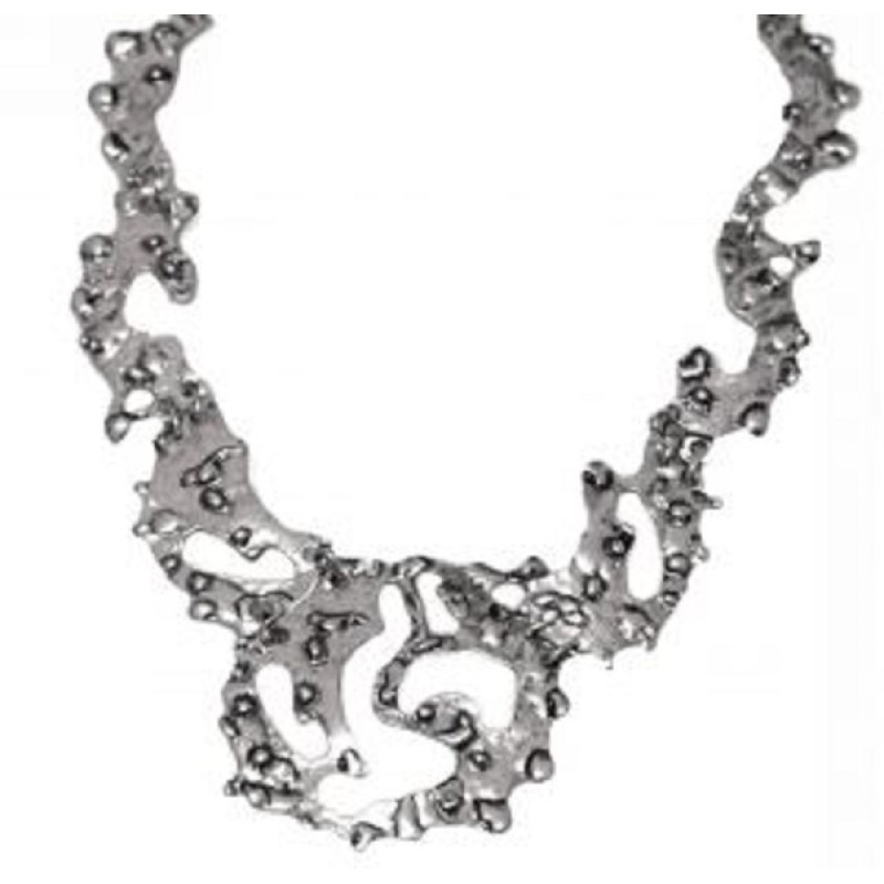 Kostibas 1010-102, Κολιέ, Αρχαιοελληνικό, Μεταλλικό, Ασημί