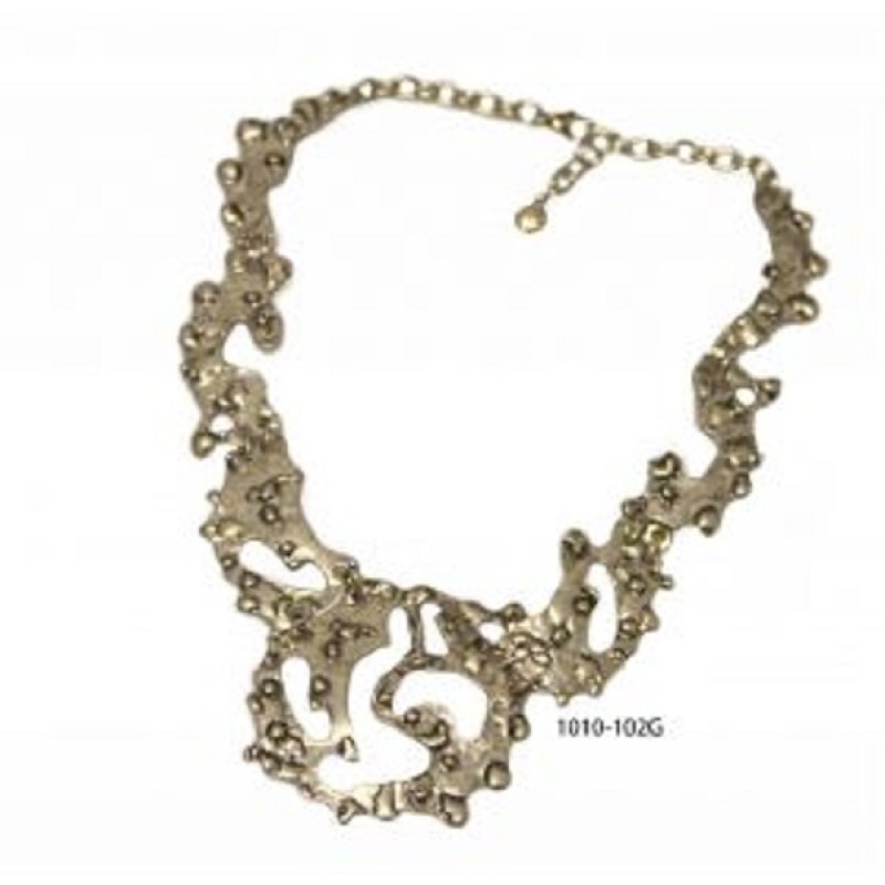 Kostibas 1010-102G, Κολιέ, Αρχαιοελληνικό, Μεταλλικό, Χρυσό