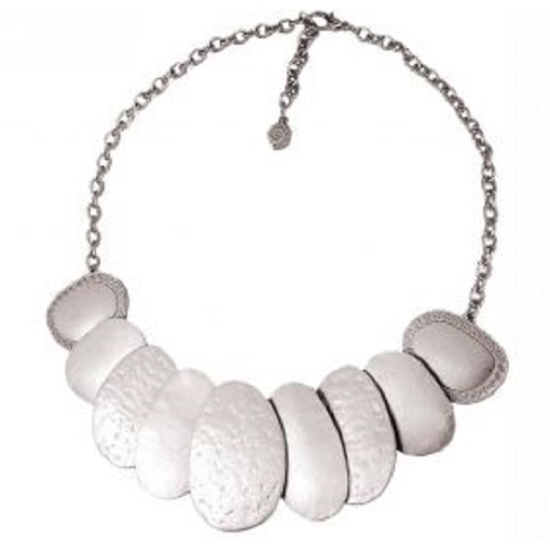 Kostibas 1010-137A, Κολιέ, Αρχαιοελληνικό, Μεταλλικό, Ασημί