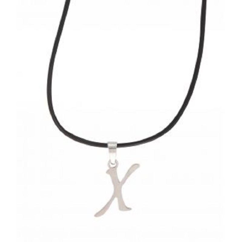 Kostibas 1013-500KX, Κολιέ, Ατσάλι, Μονόγραμμα, Ασημί