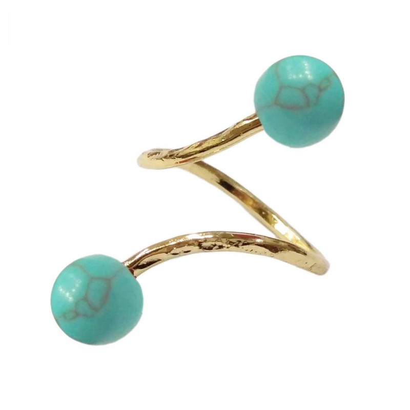 Kostibas 2514-601XD, Δαχτυλίδι, Πέτρα, ΤΕ, Τυρκουάζ