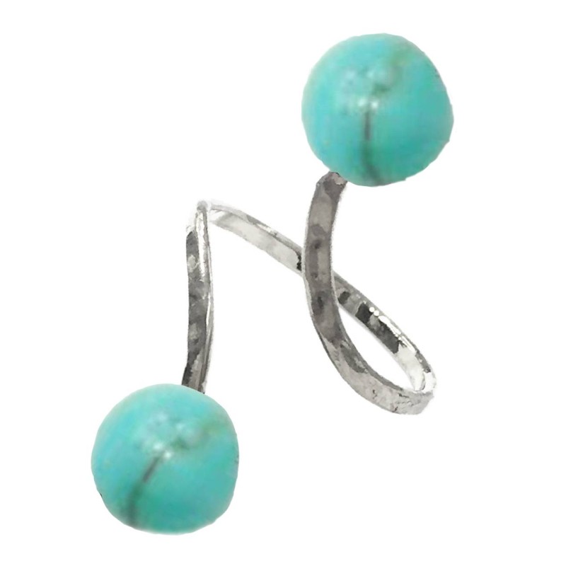 Kostibas 2514-601AD, Δαχτυλίδι, Ασημί, Πέτρα, Τυρκουάζ