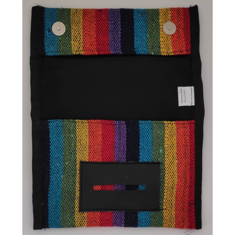 Kostibas 6571-701AI, Καπνοθήκη, Ύφασμα, Με κουμπί, Πολύχρωμο Κίτρινο