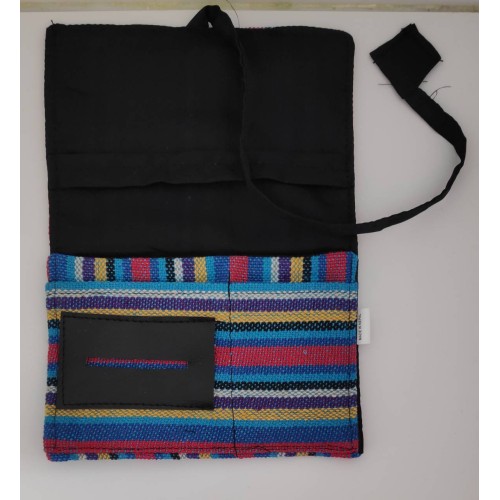 Kostibas 6571-701BE, Καπνοθήκη, Ύφασμα, Με κορδόνι, Πολύχρωμο Μπλε