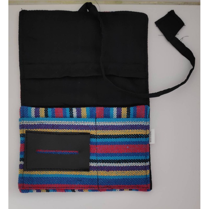 Kostibas 6571-701BE, Καπνοθήκη, Ύφασμα, Με κορδόνι, Πολύχρωμο Μπλε