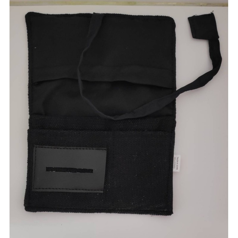 Kostibas 6571-701BM, Καπνοθήκη, Ύφασμα, Με κορδόνι, ΤΕ, Μαύρο