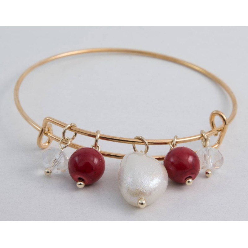 Kostibas 1512-846XE, Βραχιόλι, CCB, Μεταλλικό, Κόκκινο