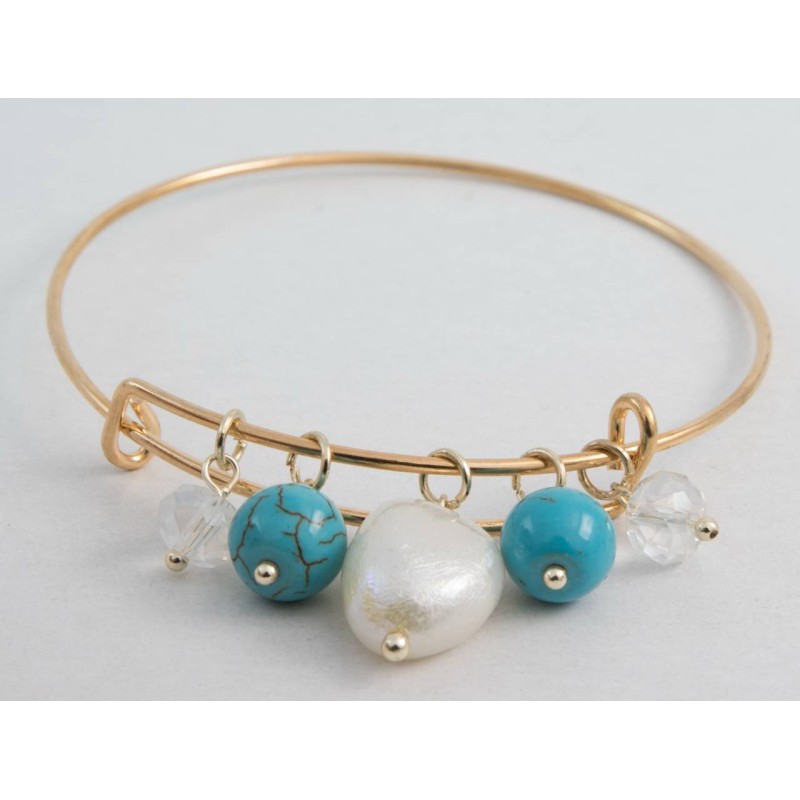 Βραχιόλι, Kostibas 1512-846XD, CCB, Μεταλλικό, Τιρκουάζ