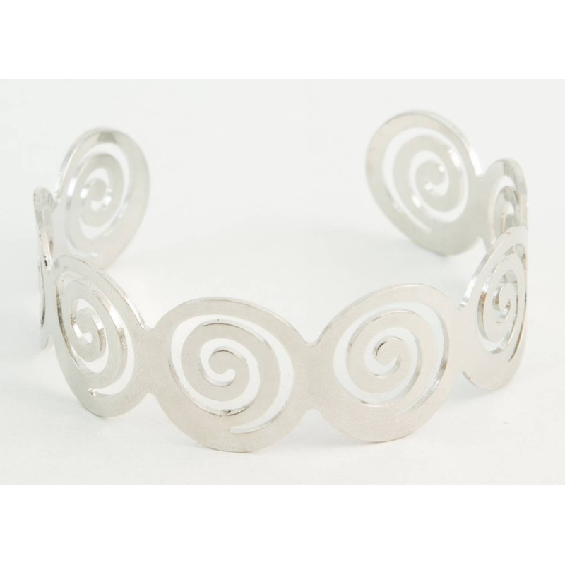 Βραχιόλι, Kostibas 1512-778A, Αρχαιοελληνικό, Μεταλλικό, Ασημί