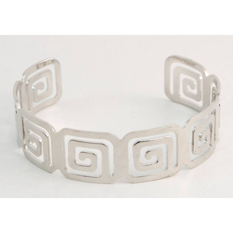 Kostibas 1512-777A, Βραχιόλι, Αρχαιοελληνικό, Μεταλλικό, Ασημί