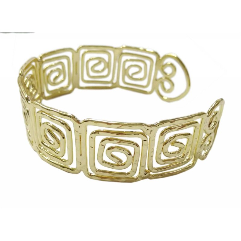 Kostibas 1512-765X, Βραχιόλι, Αρχαιοελληνικό, Μεταλλικό, ΤΕ, Χρυσό