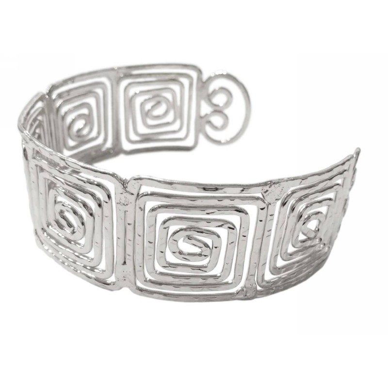 Kostibas 1512-764A, Βραχιόλι, Αρχαιοελληνικό, Μεταλλικό, ΤΕ, Ασημί