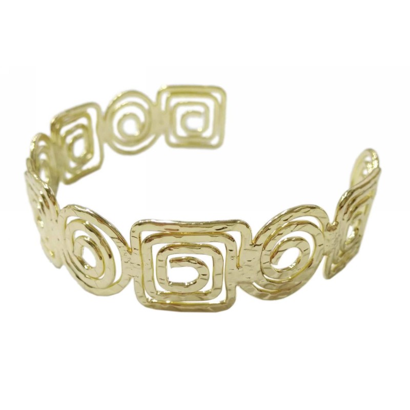 Kostibas 1512-762X, Βραχιόλι, Αρχαιοελληνικό, Μεταλλικό, ΤΕ, Χρυσό