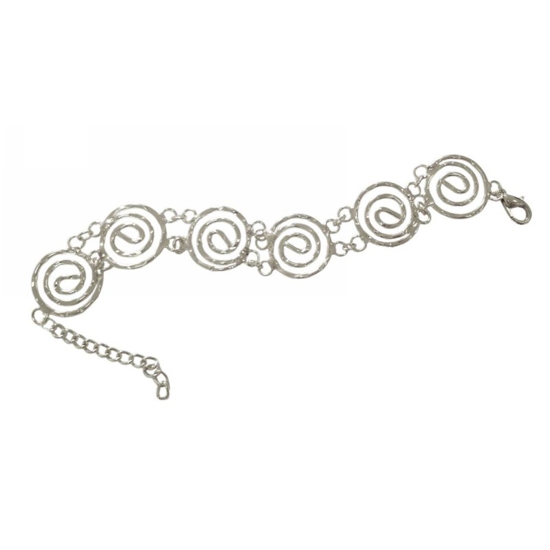 Kostibas 1512-658A, Βραχιόλι, Αρχαιοελληνικό, Μεταλλικό, Ασημί