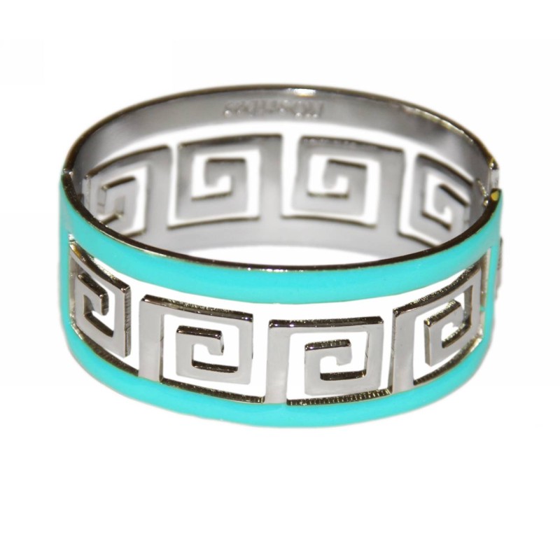 Kostibas 1510-244T, Βραχιόλι, Αρχαιοελληνικό, Μεταλλικό, ΤΕ, Τιρκουάζ