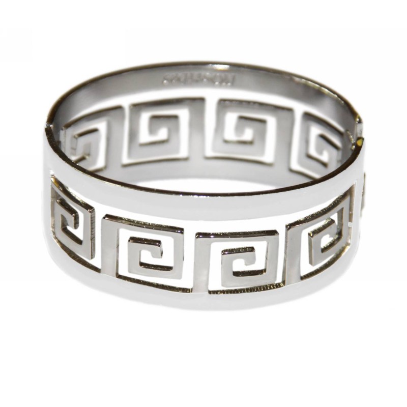 Kostibas 1510-244L, Βραχιόλι, Αρχαιοελληνικό, Μεταλλικό, Λευκό