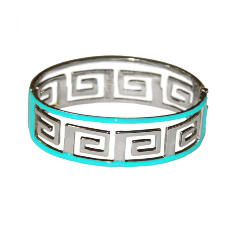 Kostibas 1510-243T, Βραχιόλι, Αρχαιοελληνικό, Μεταλλικό, Τιρκουάζ