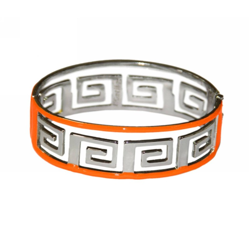 Kostibas 1510-243Q, Βραχιόλι, Αρχαιοελληνικό, Μεταλλικό, Πορτοκαλί