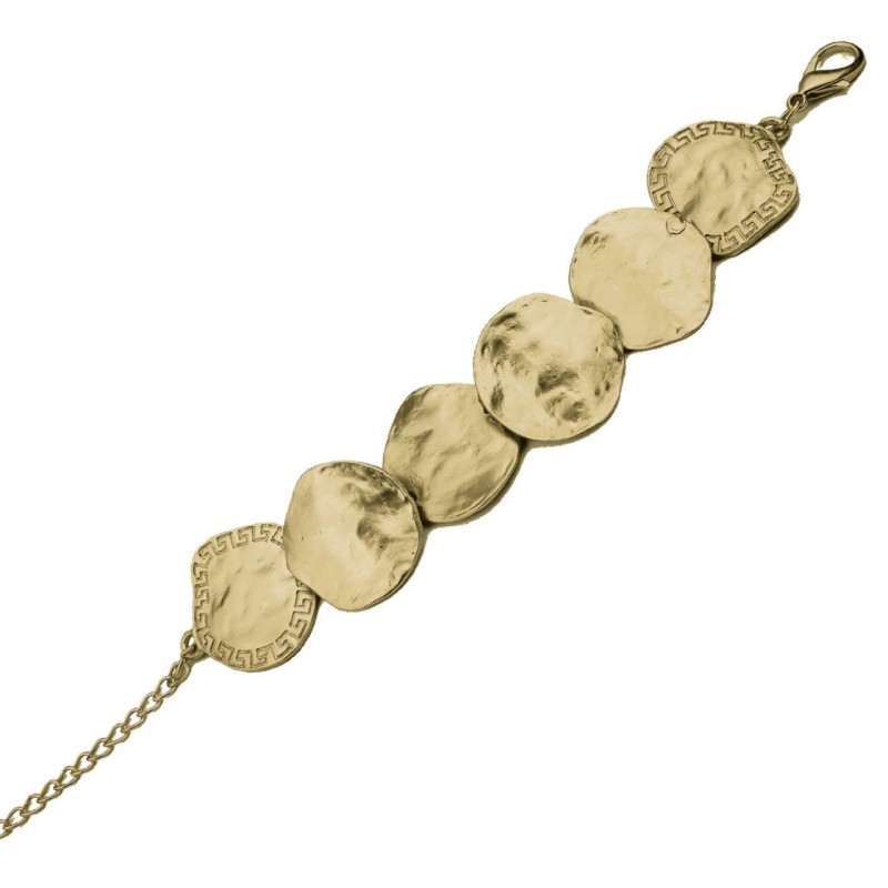 Kostibas 1510-126G, Βραχιόλι, Αρχαιοελληνικό, Μεταλλικό, Χρυσό