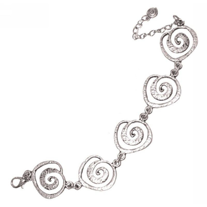 Kostibas 1510-116 ,Βραχιόλι, Αρχαιοελληνικό, Μεταλλικό, Ασημί