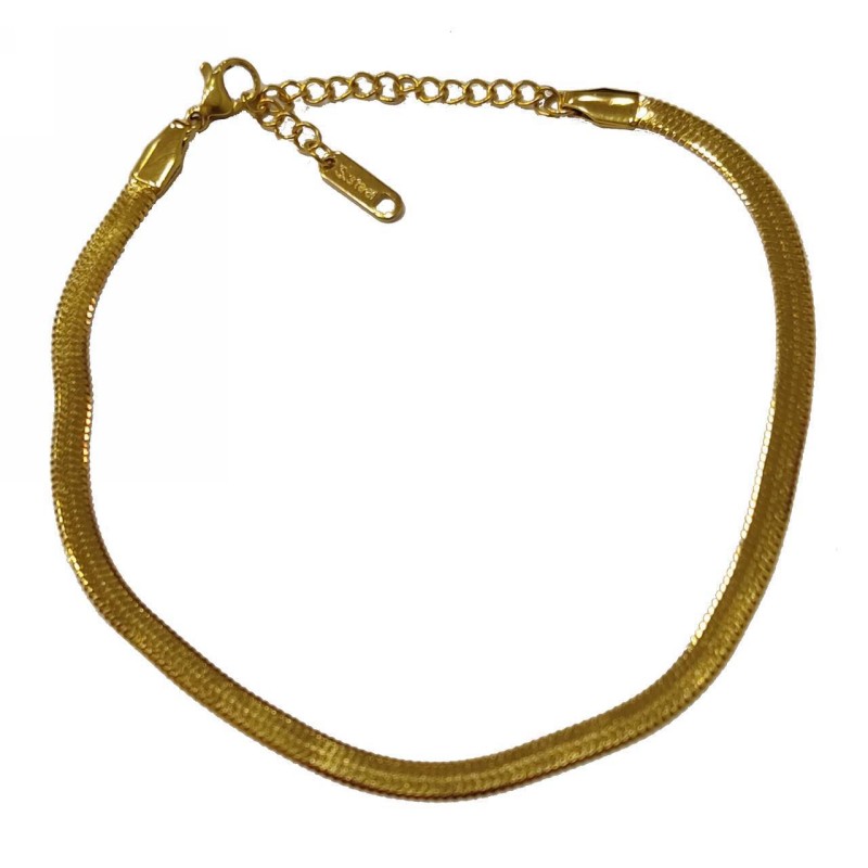 Kostibas 1513-874X, Βραχιόλι, Ατσάλι, Snake, ΤΕ, Χρυσό