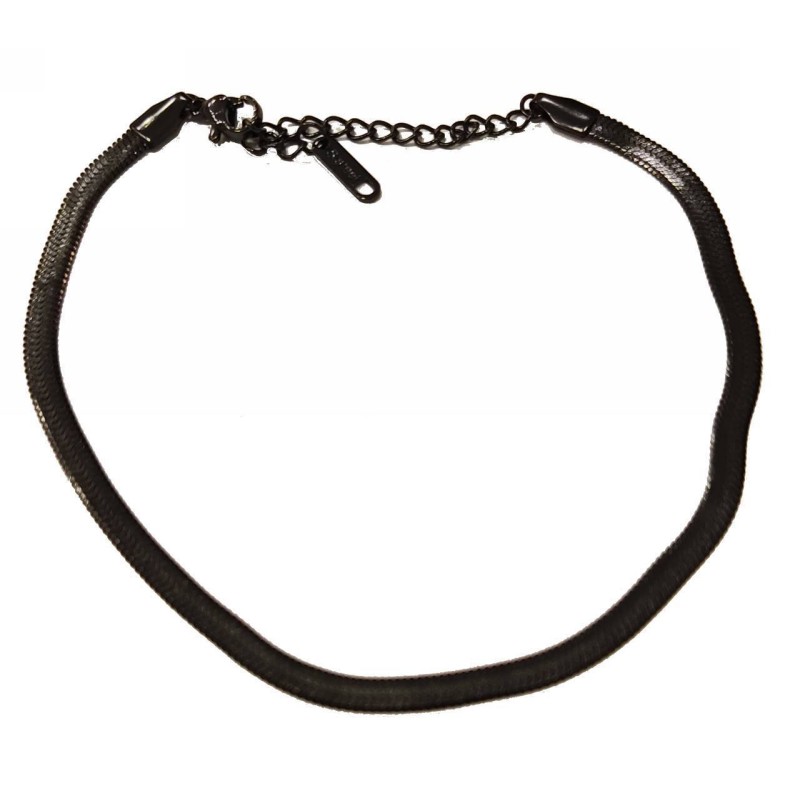 Kostibas 1513-874M, Βραχιόλι, Ατσάλι, Snake, ΤΕ, Μαύρο