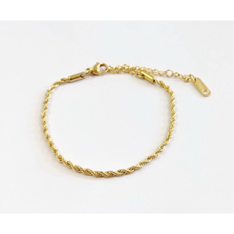 Kostibas 1513-951XD, Βραχιόλι, Ατσάλι, Αλυσίδα, ΤΕ, Χρυσό