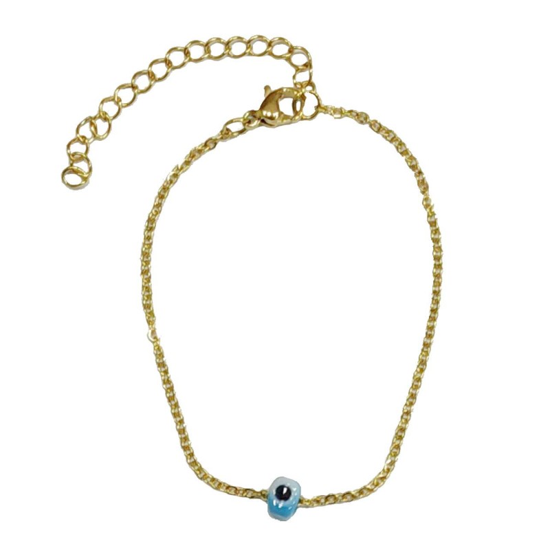 Βραχιόλι, Kostibas 1513-870XT, Ατσάλι, Ματάκι, Χρυσό