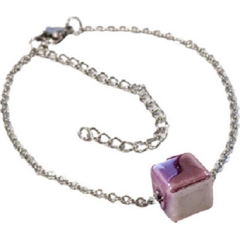 Kostibas 1513-866AJ, Βραχιόλι, Ατσάλι, Με μοτίφ, Μωβ